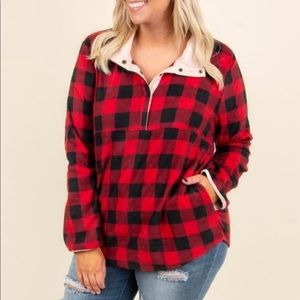 CHIC SOUL Bonfire Nights Buffalo Pullover